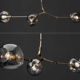 Branching bubble lamps by lindsey adelman dark gold